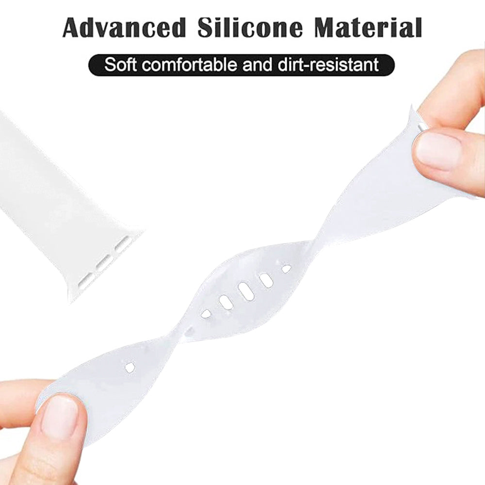 For Apple Watch Band TPU White
