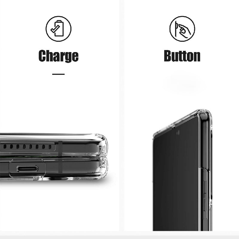 Goospery Clear PC Case for Galaxy Z Fold & Flip 3 4