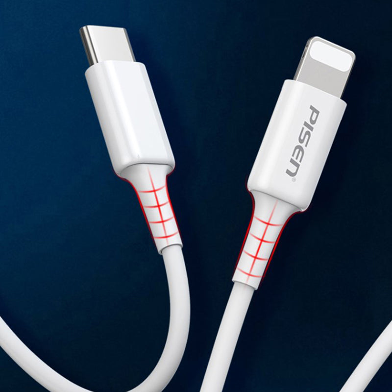 1M Lightning to USB-C PD Fast Charging Cable CL-PD-1000 PISEN