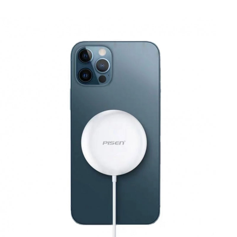 PISEN 15W Magnetic Fast Charger for iPhone 14/13/12 (MagSafe Compatible) FYD-C08