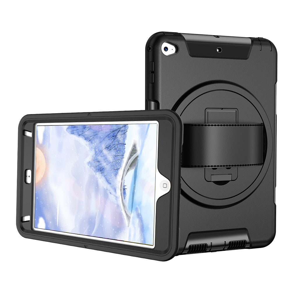Galaxy Tab A9 Plus 11" Heavy Duty Rugged Case with Pen Holder(Black Diamond)