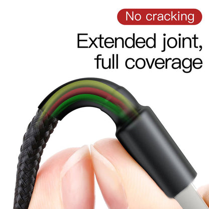 2M BoostUp Cafule Lightning to USB-A Cable Charge & Connect Black USP