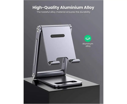 UGREEN Aluminum Adjustable Mobile Phone Tablet Universal Holder Stand for 4-8" inch