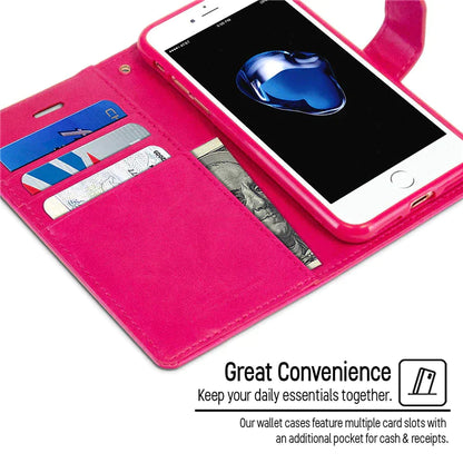 Goospery Case For iPhone 14 Plus BlueMoon Diary Case